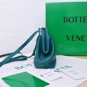 Bottega Veneta Small Leather Point Top-Handle Bag