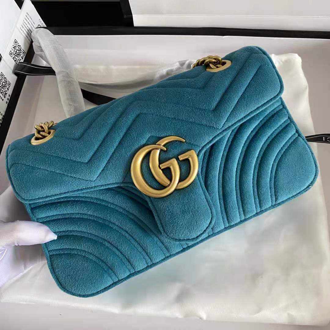 Gucci GG Marmont Velvet Shoulder Bag replica