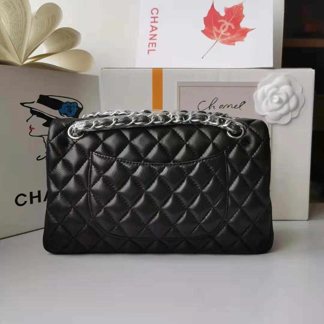 chanel mini flap black caviar bag