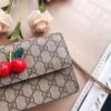 Gucci GG Supreme mini bag with cherries replica