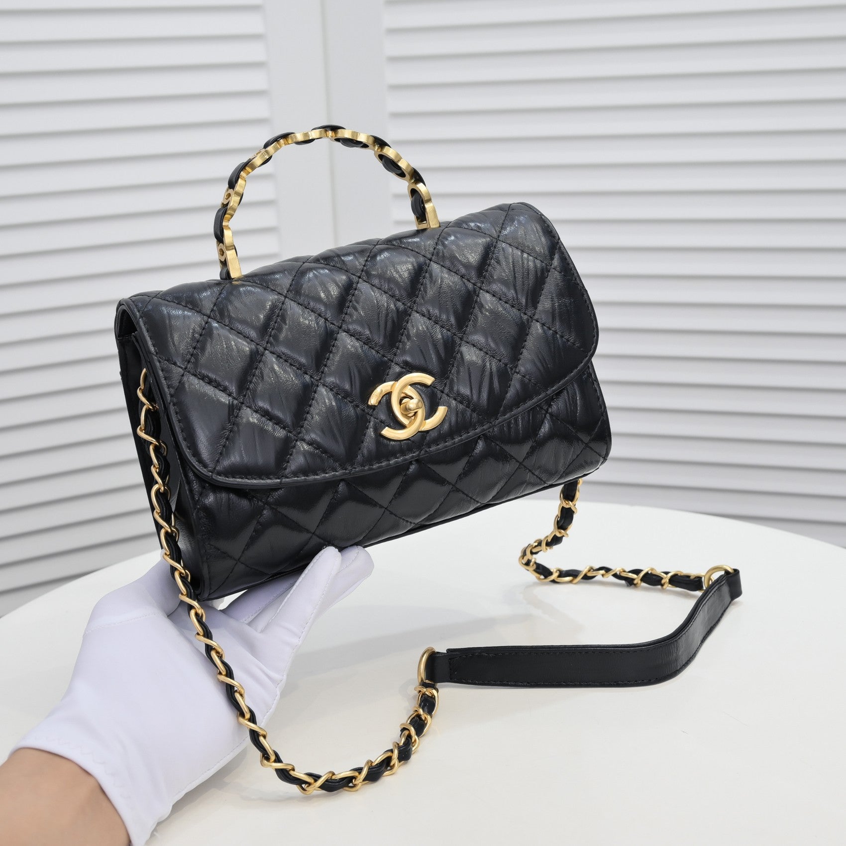 Chanel CC Wrapped Handle Bag replica