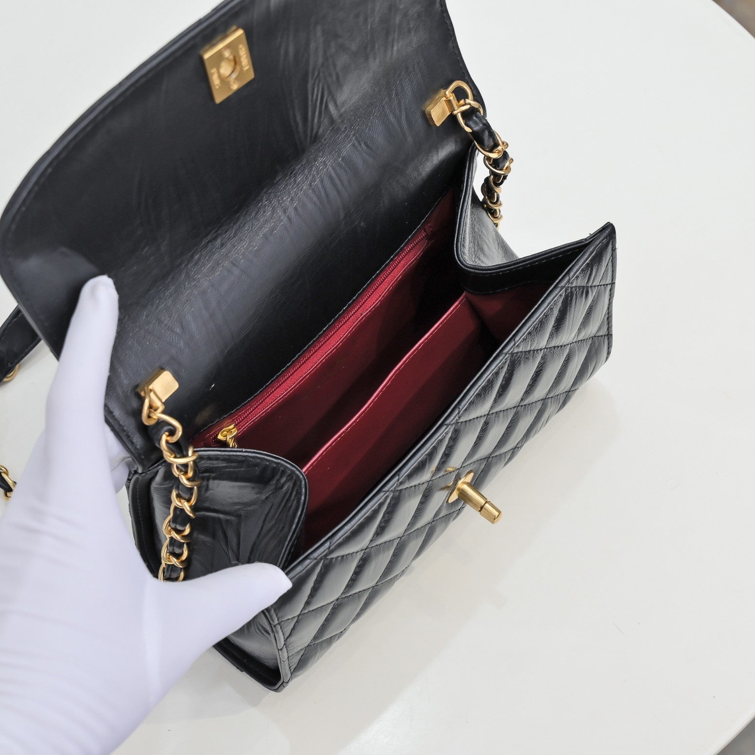 Chanel CC Wrapped Handle Bag replica