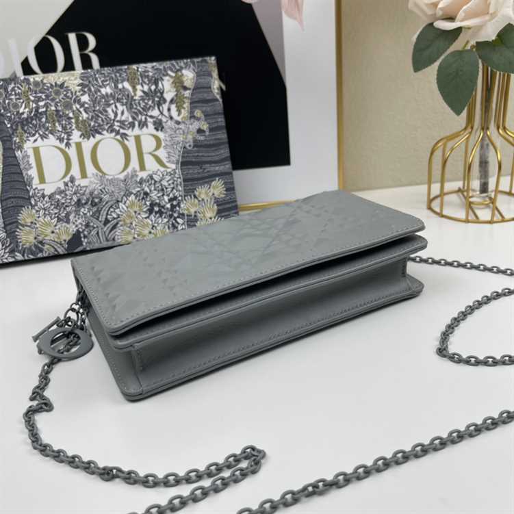 Dior LADY DIOR POUCH Diamond Motif replica
