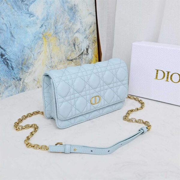Dior Caro Belt Pouch With Chain replica