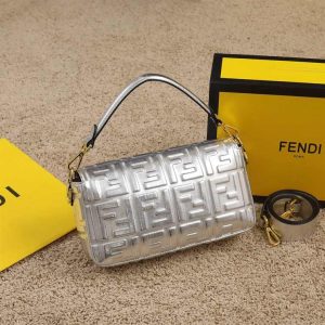 Fendi Baguette FF Leather Bag replica