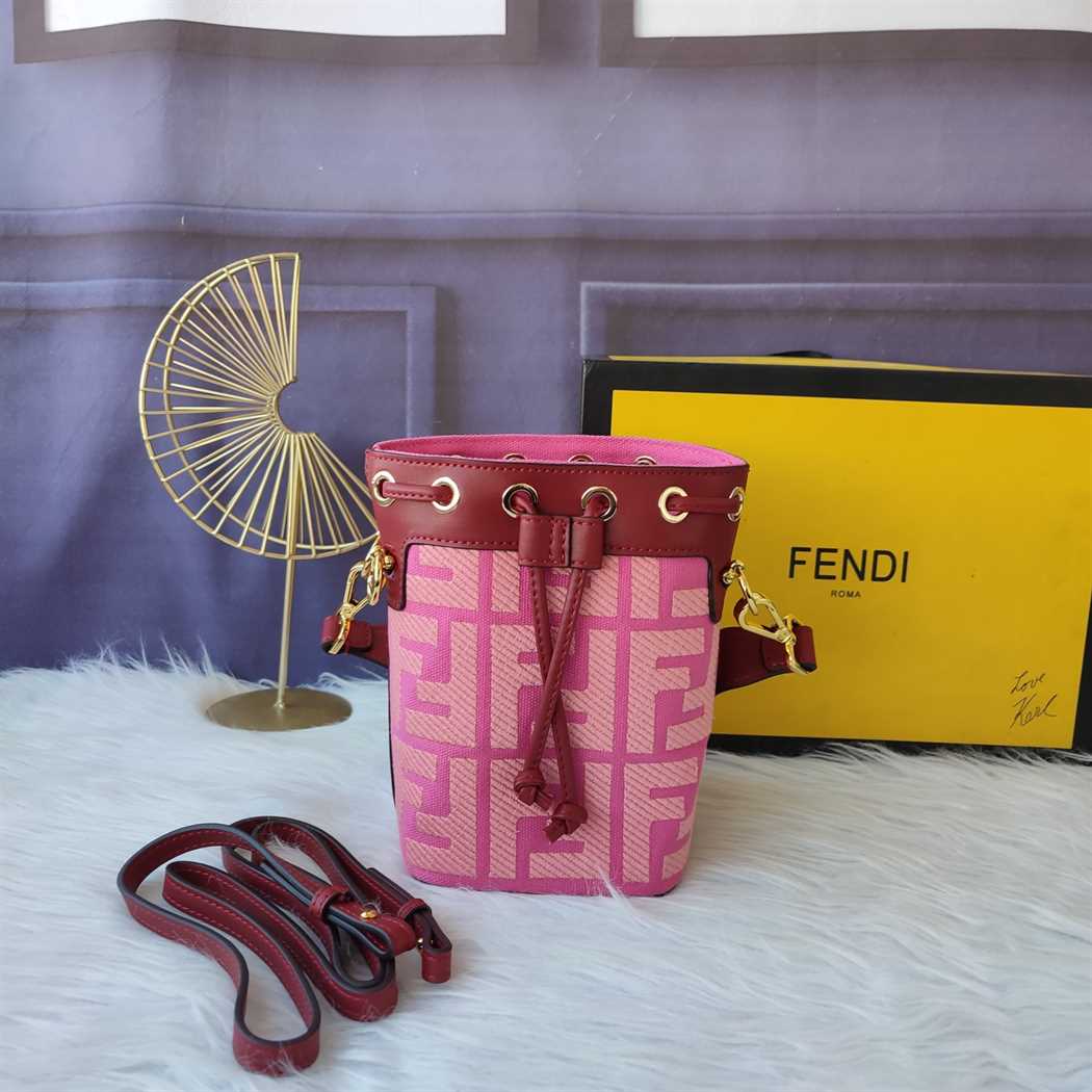 Fendi Mon Tresor Canvas FF Mini Bag replica