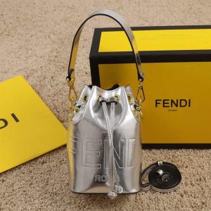 Fendi Mon Tresor Laminated Leather Mini Bag replica