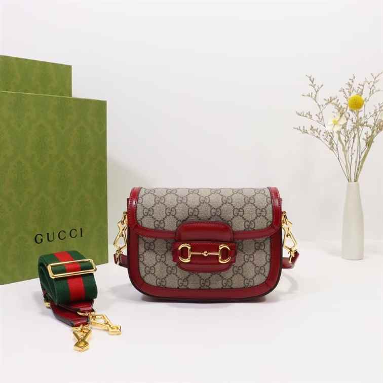 Gucci Horsebit 1955 GG Supreme Canvas Mini Bag replica