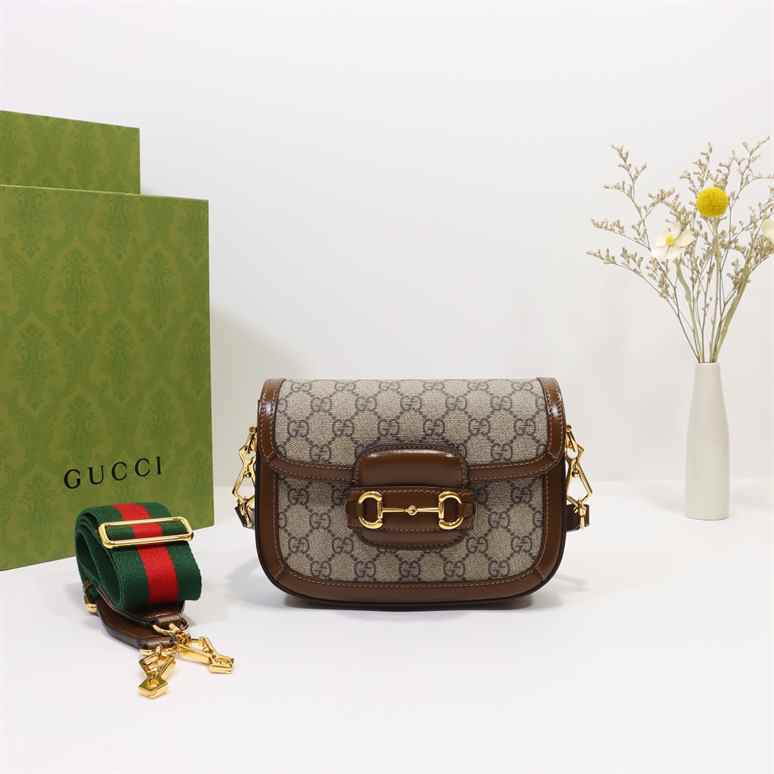 Gucci Horsebit 1955 GG Supreme Canvas Mini Bag replica