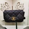 Chanel Lambskin Quilted Chanel 19 Waist Bag replica