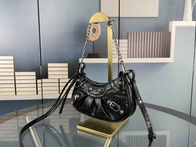 BALENCIAGA Le Cagole Mini Leather Shoulder Bag replica