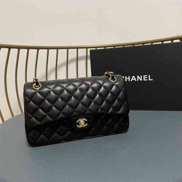 CHANEL Shiny Caviar Quilted Small Double Flap replica
