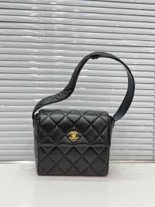 Chanel Quilted Caviar Small Vintage Bag replica