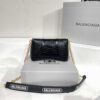 Balenciaga DOWNTOWN XS CROC-EMBOSSED SHOULDER BAG replica