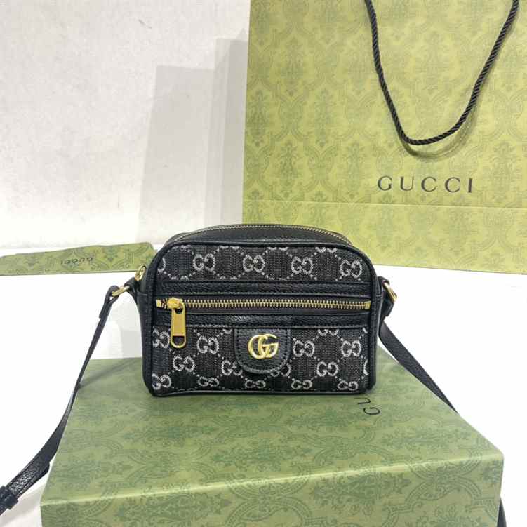 Gucci Ophidia GG Denim Supreme Mini Bag replica