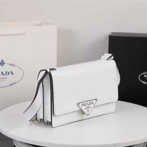 Prada Emblème Brushed-Leather Bag replica