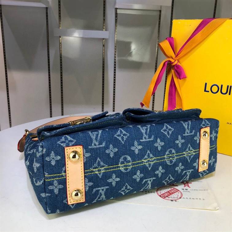 Louis Vuitton Monogram Denim Baggy PM Bag replica