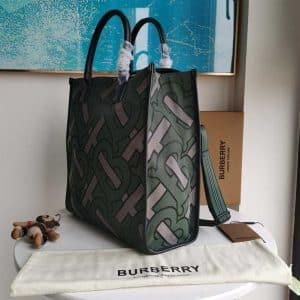 Burberry Denny Checked Tote Bag