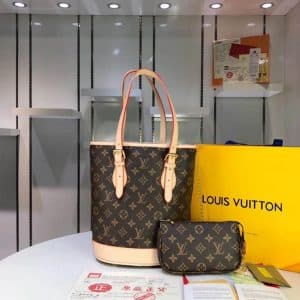 Louis Vuitton MONOGRAM CANVAS PETIT BUCKET BAG